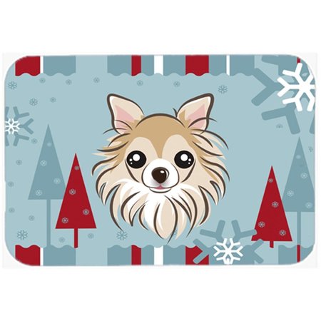 CAROLINES TREASURES Winter Holiday Chihuahua Mouse Pad- Hot Pad and Trivet BB1747MP